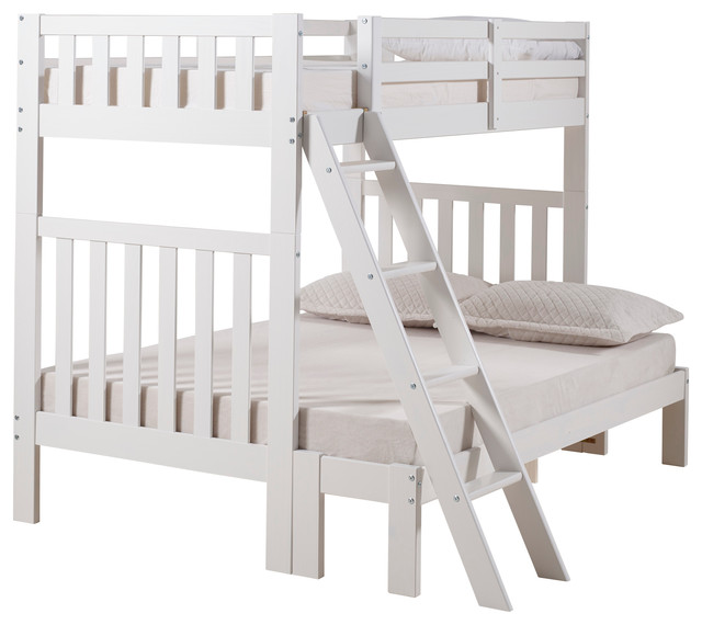 Aurora Twin Over Full Wood Bunk Bed Transitional Beds By Aurora Twin Over Full Wood Bunk Bed Transitional Beds By Bolton Furniture Inc