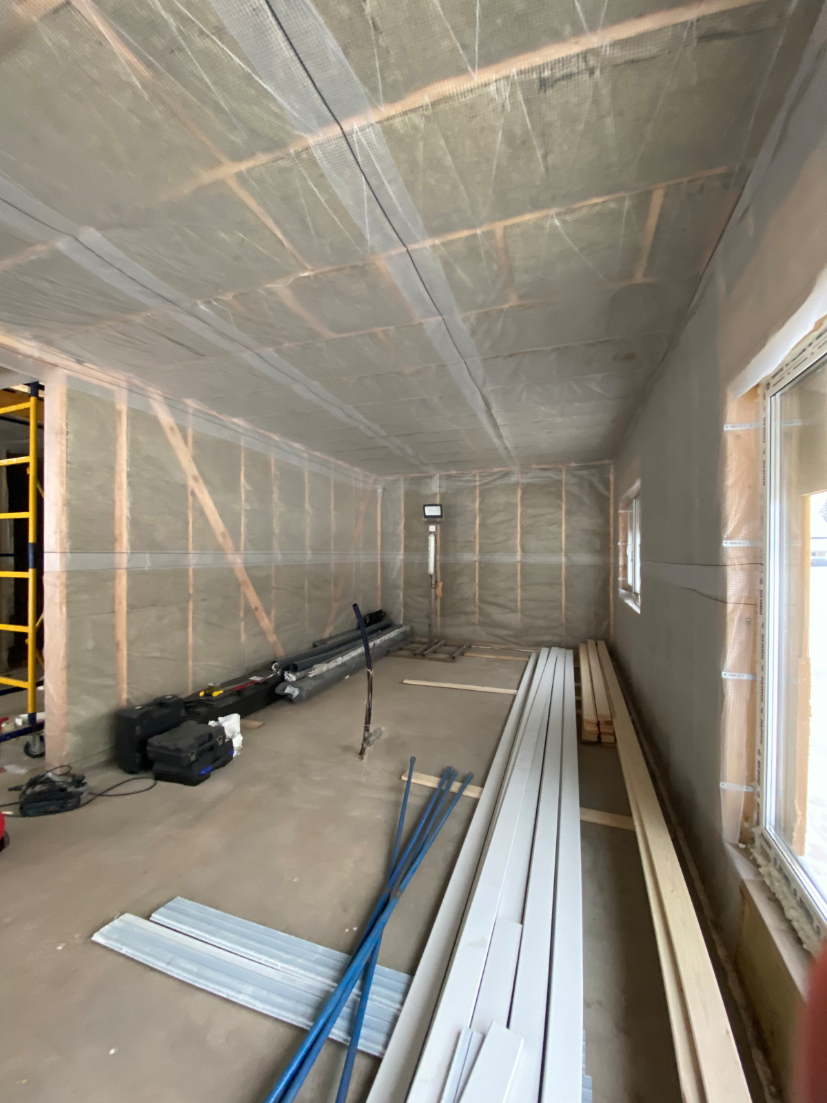 Новый проект дом в "Агалатово Экопарк". Фотографии "до"