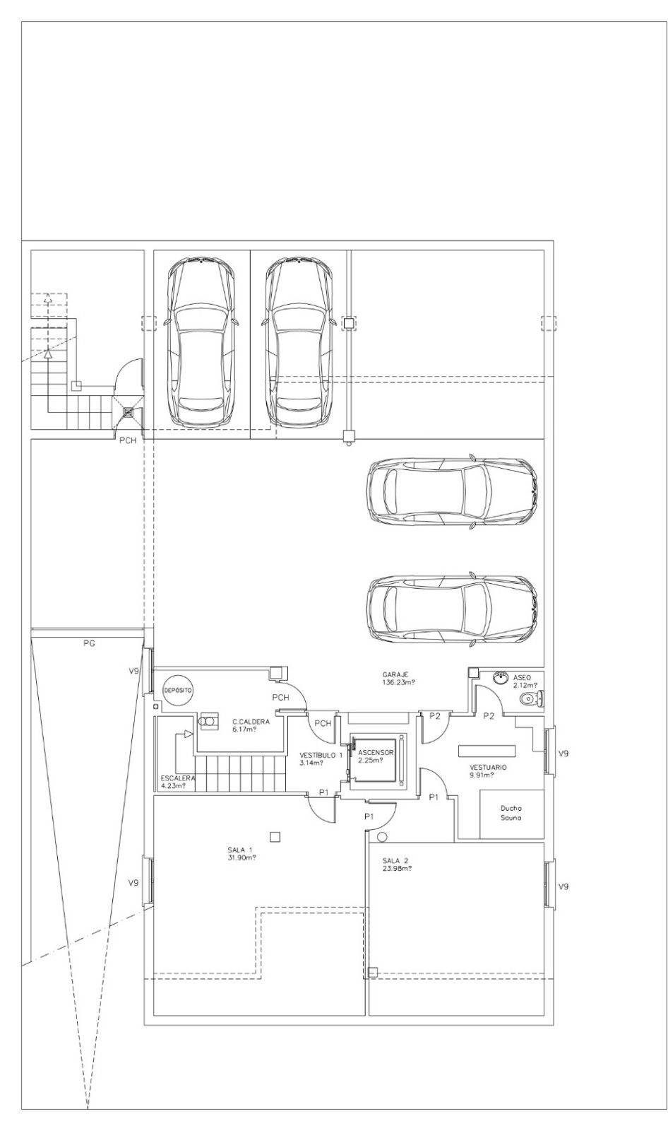Vivienda unifamiliar 593,56 metros cuadrados