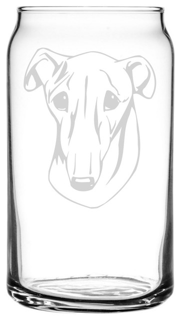 Greyhound Dog Stemmed Stemless Wine Glass 
