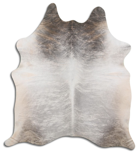 NATURAL HAIR ON Cowhide Rug DE LIGHT BRINDLE, 5'x7' to 6'x8