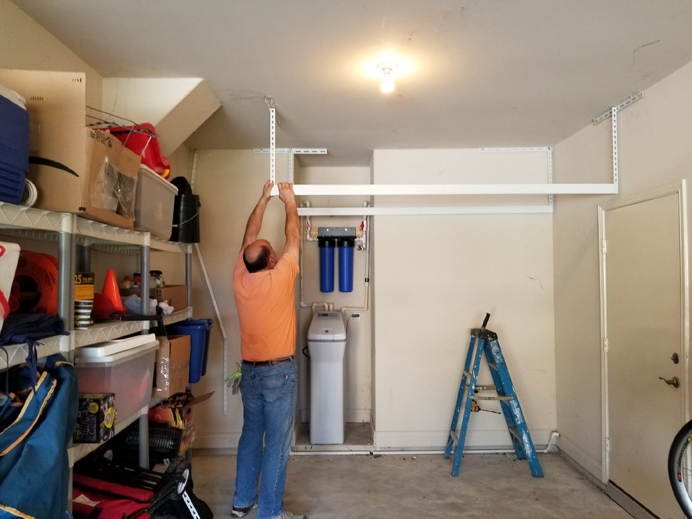 Garage Storage Rack Install