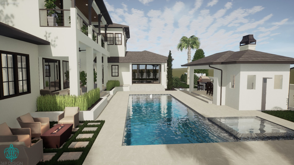 Key West-Style Modern Pool Home