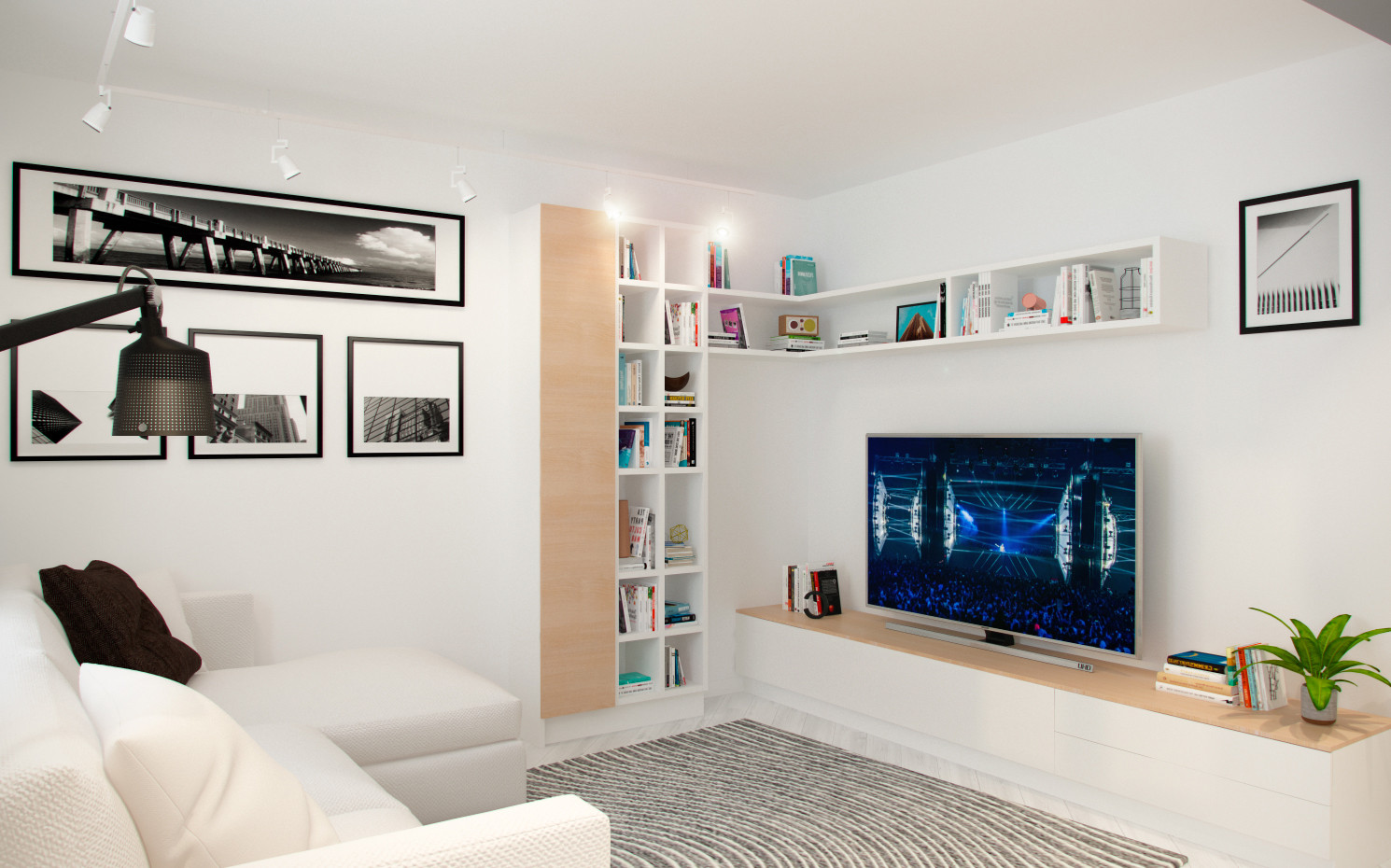 Скандинавский минимализм в Москве. Реконструкция.