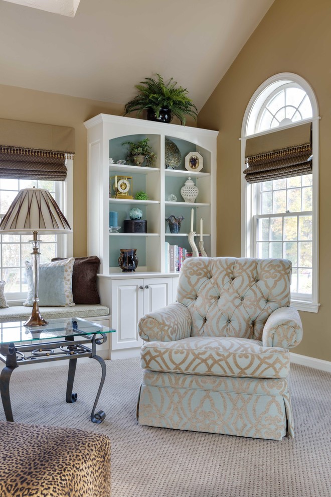 Transitional home design photo in Boston
