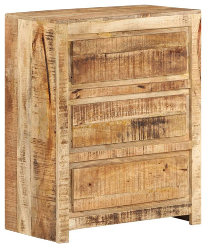 vidaXL Drawer Cabinet Chest of Drawers Sideboard Storage Solid Wood Mango