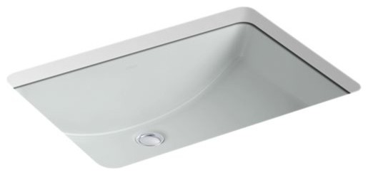 Kohler Ladena 23-1/4" X 16-1/4" X 8-1/8" Under-Mount Bathroom Sink, Ice Grey