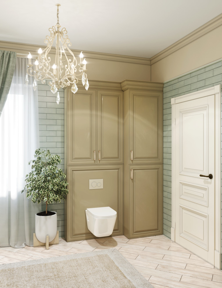 Загородный дом в оливковых тонах