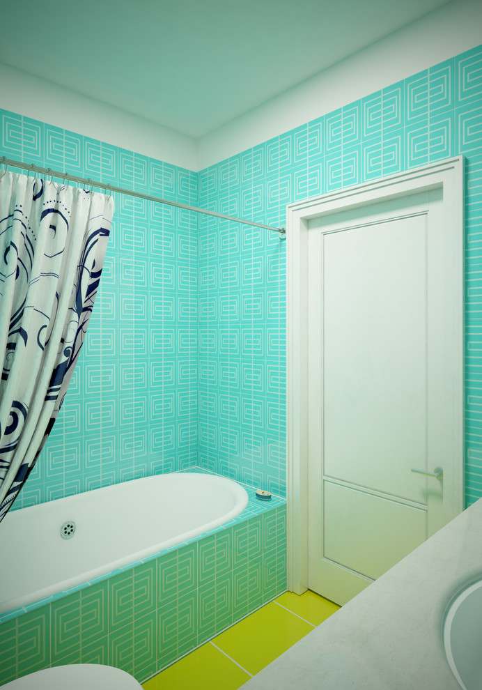 Санузел в стиле Майями