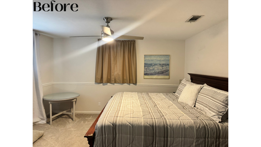 Nautical Lakehouse Master Bedroom