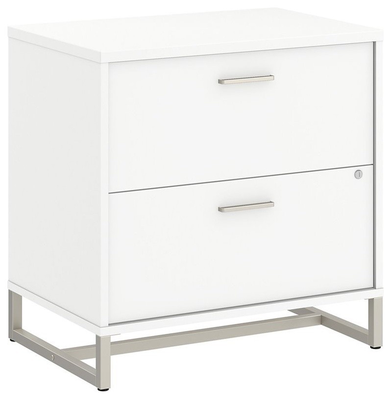 Method 2 Drawer Lateral File Cabinet in White - Engineered ...
