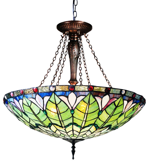 crystal round table lamp