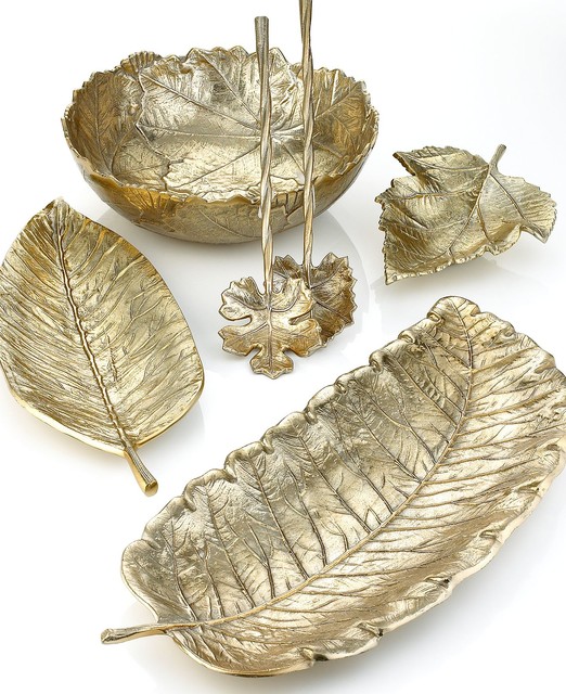 Martha Stewart Collection Serveware, Park Leaves Gold Collection