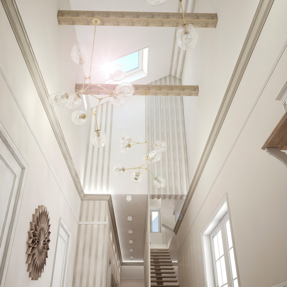 Интерьер загородного дома "Весенняя"