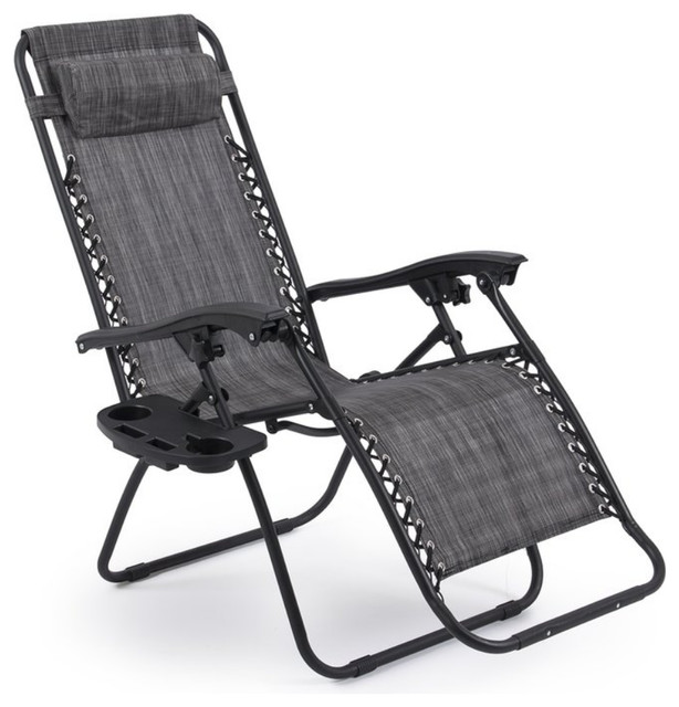 Zero Gravity Chaise Lounge With Cushion Set Of 2 Transitional Zero Gravity Chaise Lounge With Cushion Set Of 2
