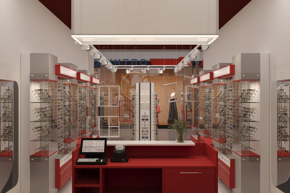 Интерьер салона оптика