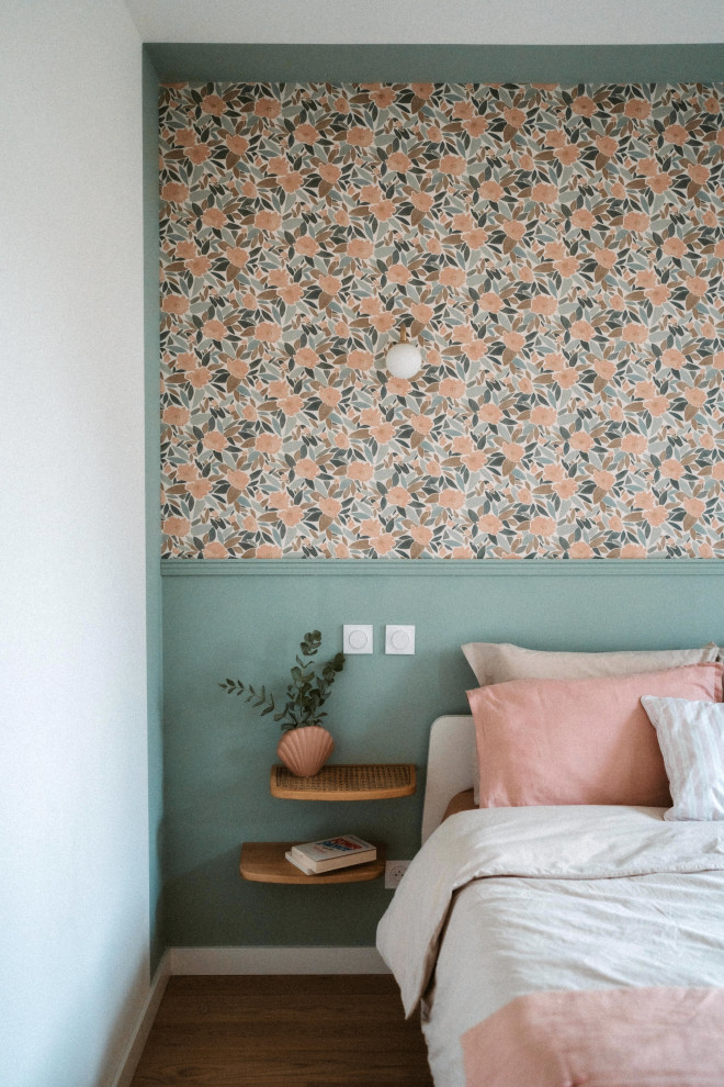 Idée de décoration pour une grande salle à manger design.