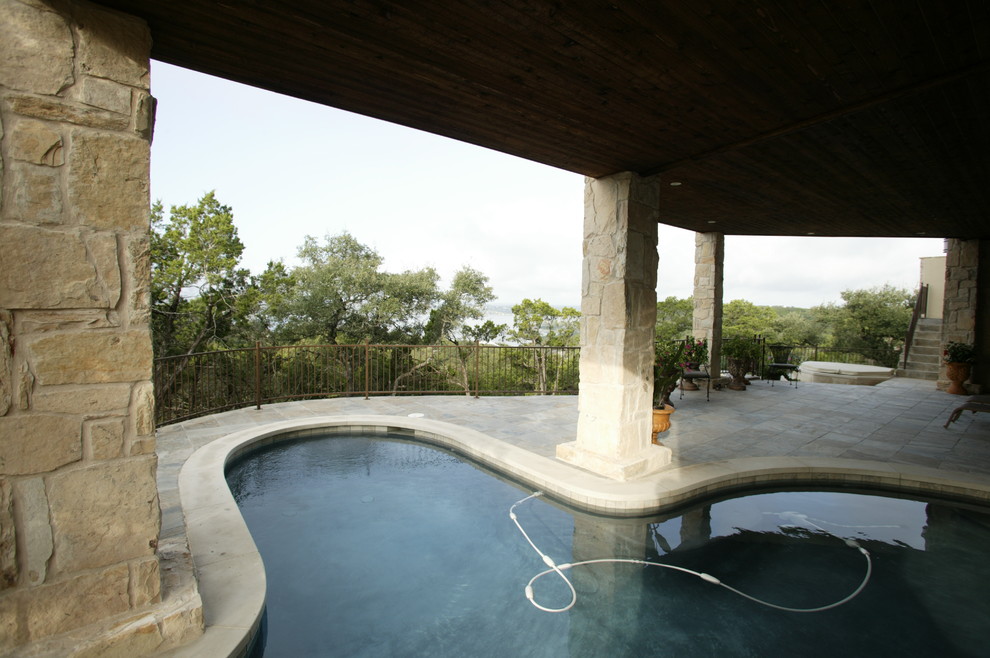 Minimalist pool photo in Austin