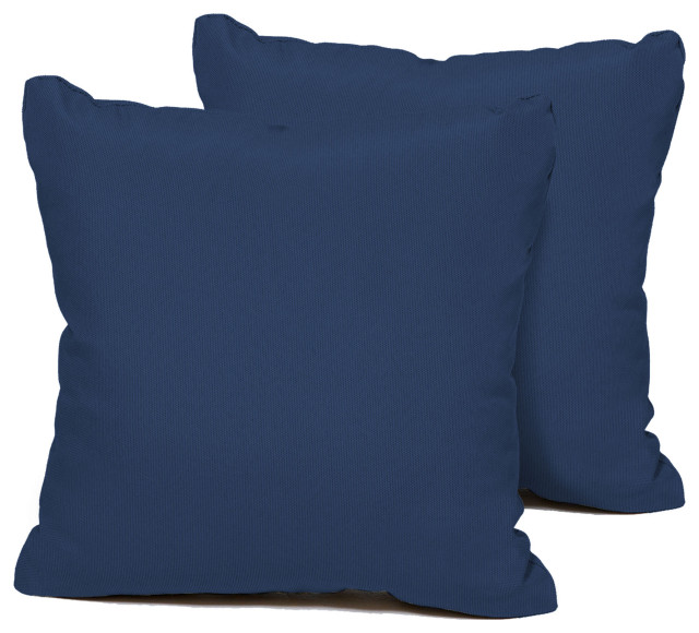 Navy Outdoor Throw Pillows Square Set Of 2 Contemporary Navy Outdoor Throw Pillows Square Set