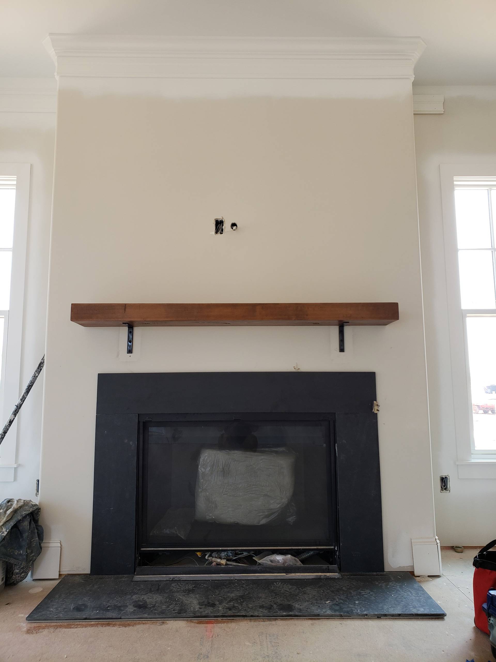 Custom Solid Beam Mantels