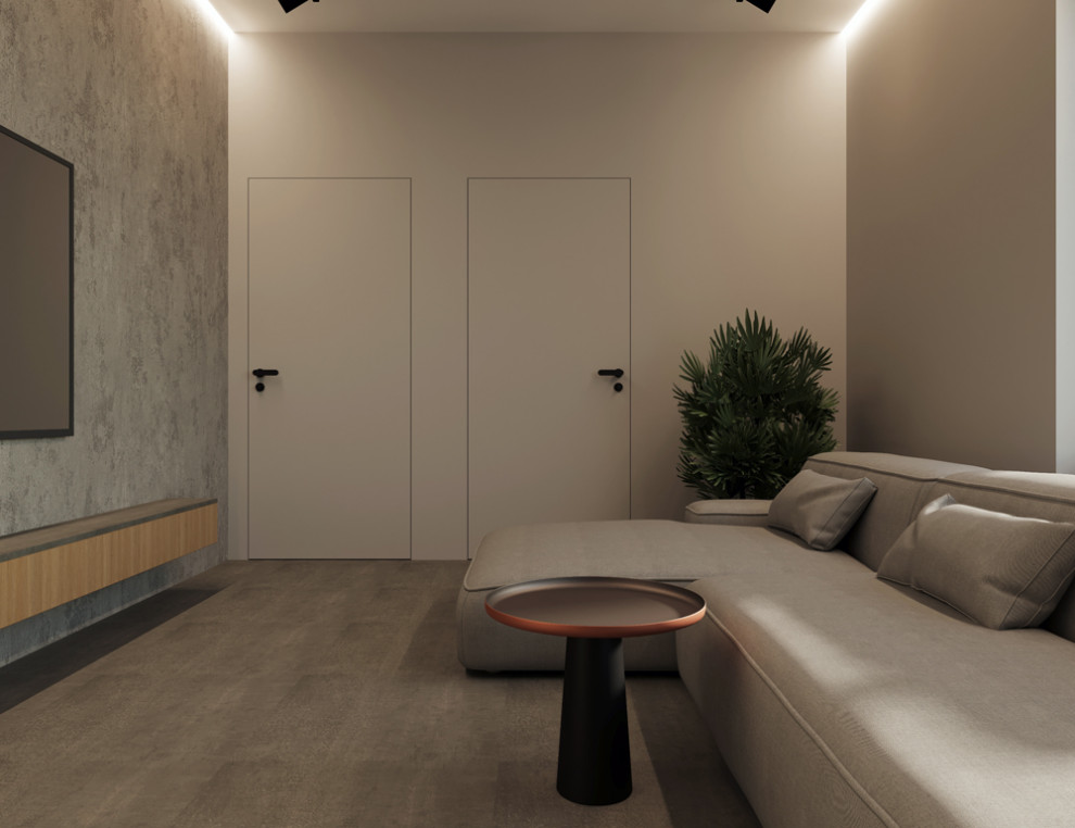 Интерьер в современном стиле в ЖК БИГ ТАЙМ