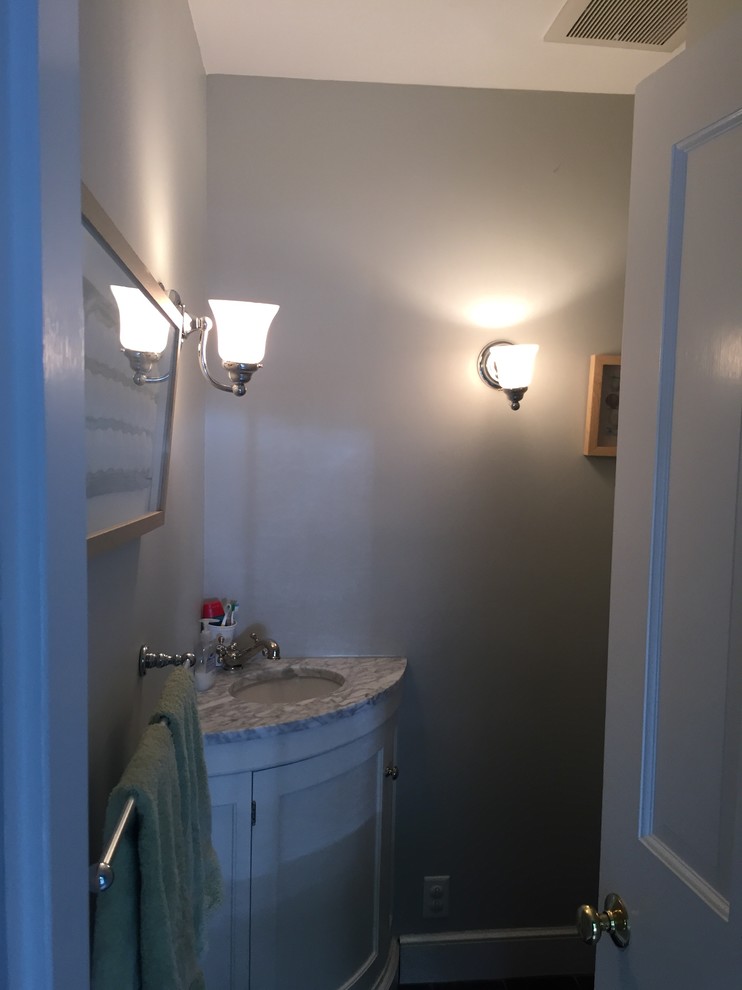 Powder Room Lighting Above Mirror