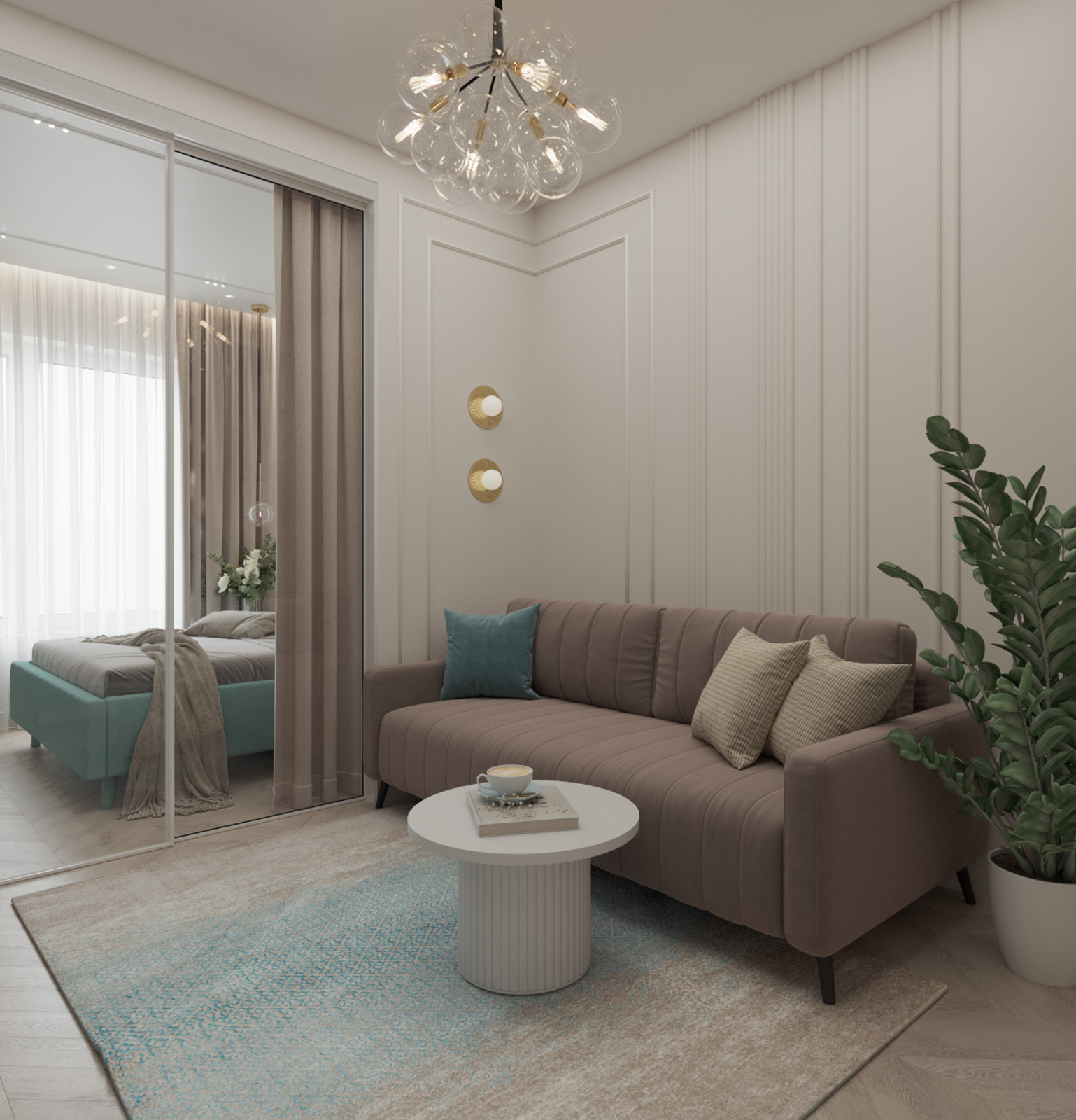 ЖК "Alia" Проект однушки в Москве.