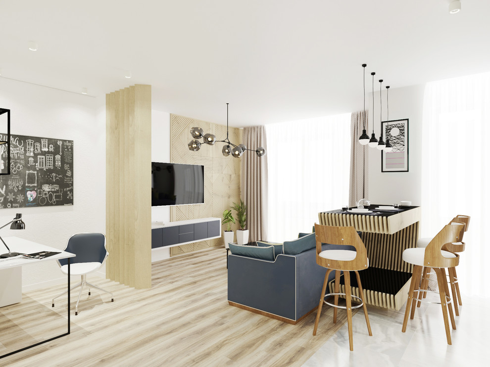 Дизайн проект квартиры-студии.