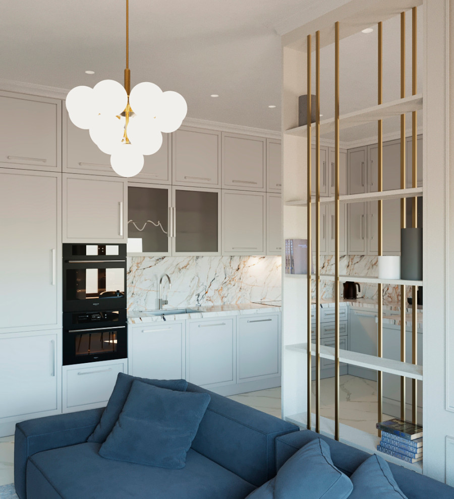 Квартира в стиле неоклассика в ЖК FAMILIA