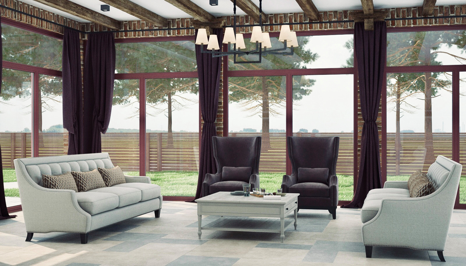 Landscape design of the territory (Moscow region 2022)