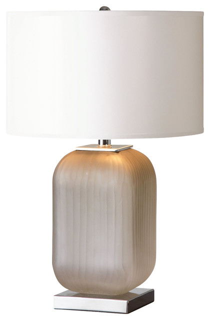 Uttermost Forino Gray Glass Table Lamp