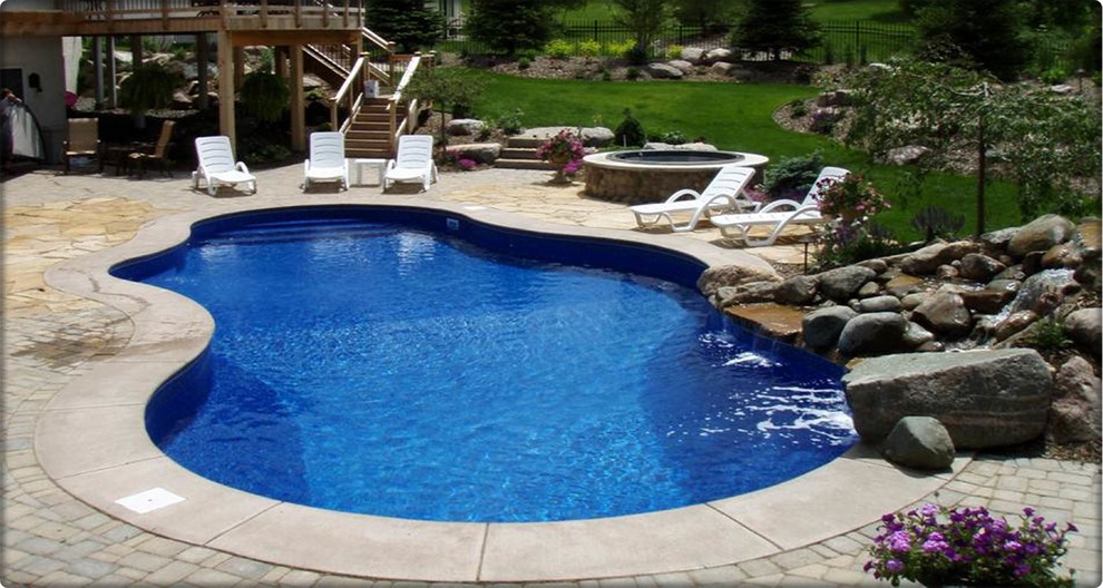 This is an example of a traditional pool in Minneapolis.