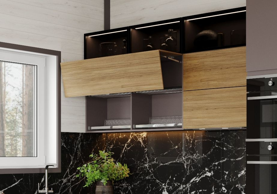 Проект кухни в дачном доме