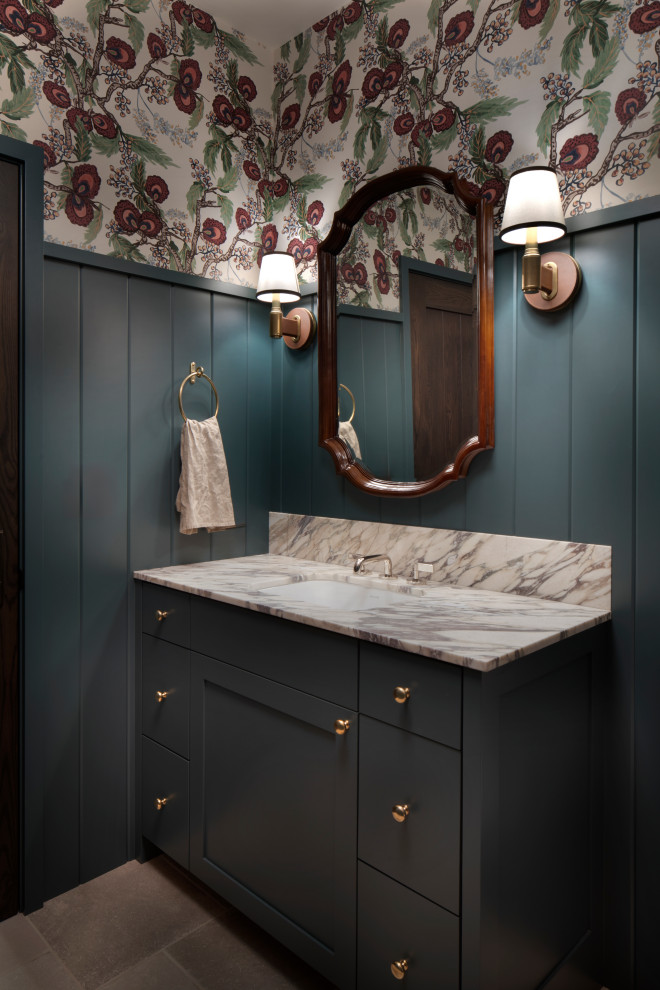 Hawk's Nest - Rustic - Powder Room - Los Angeles - by Hive Home