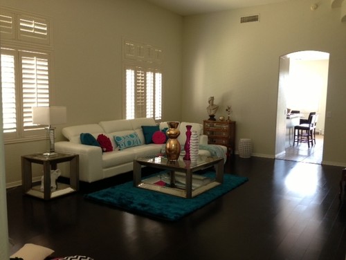 Please Share Ideas For My New Living Room Thought Of A Great Mirror To Hand Between The Plantation Shutters Behind Chandelier Any Thoughts On What May Work I Would Love Hear Them