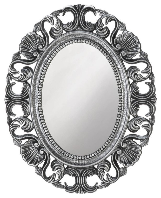 Zingz & Thingz Vintage Belle Decorative Mirror in Blue - Victorian ...