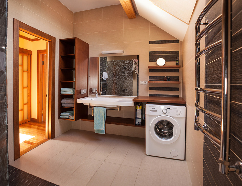 Мебель для ванной из массива ясеня