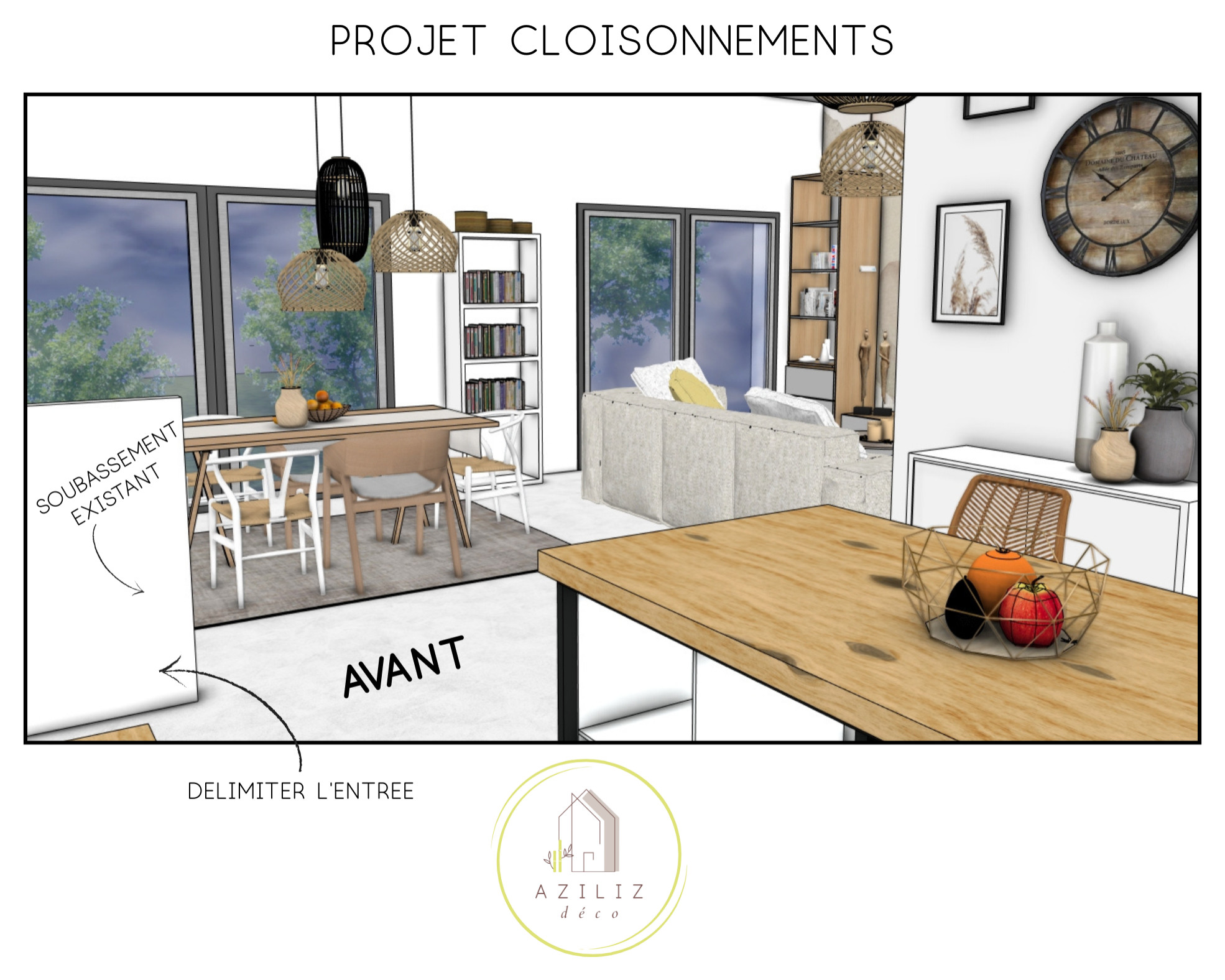 COACHING DECO projet cloisonnements