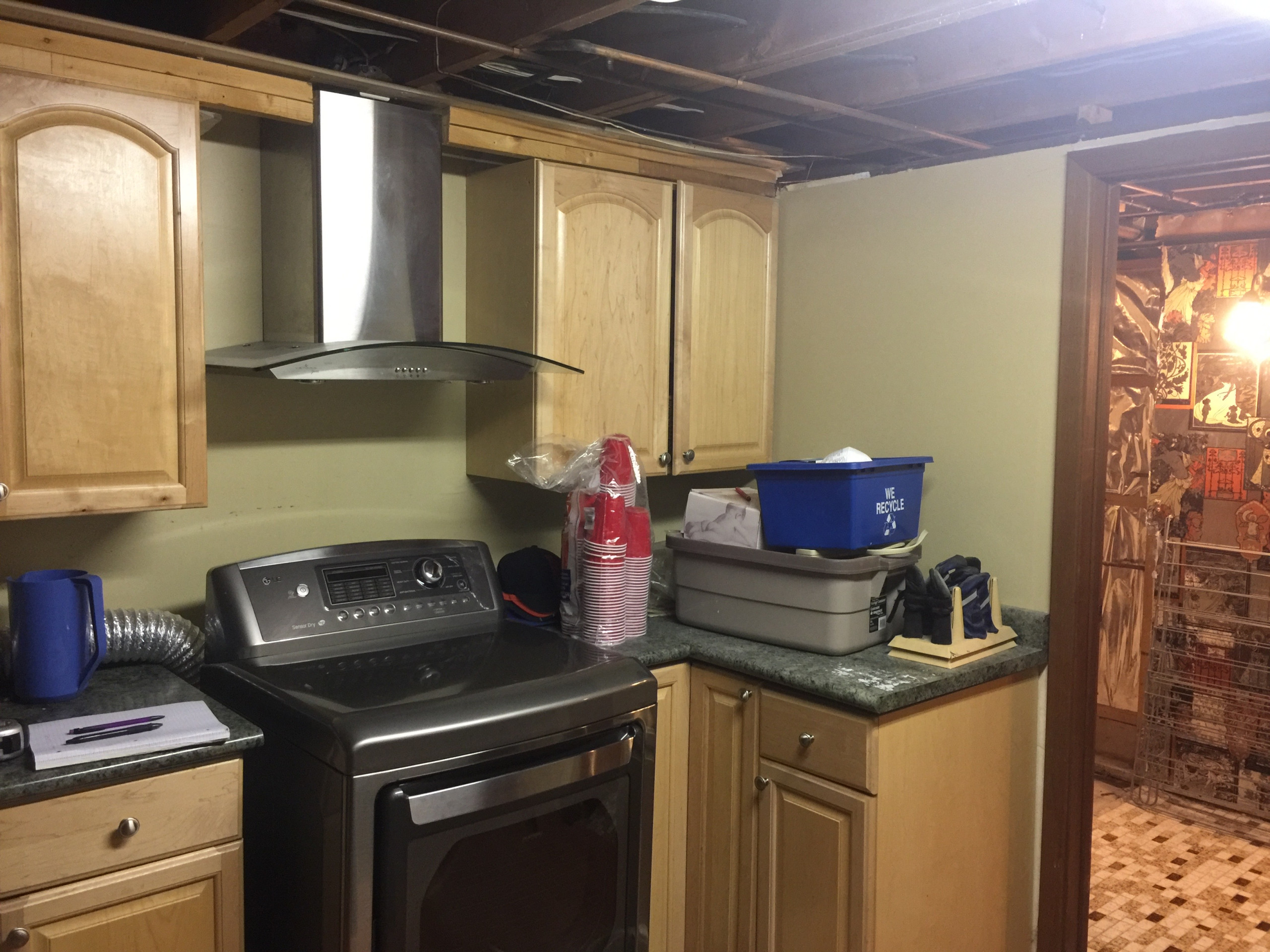 Basement Renovation: Laundry Room&Bathroom