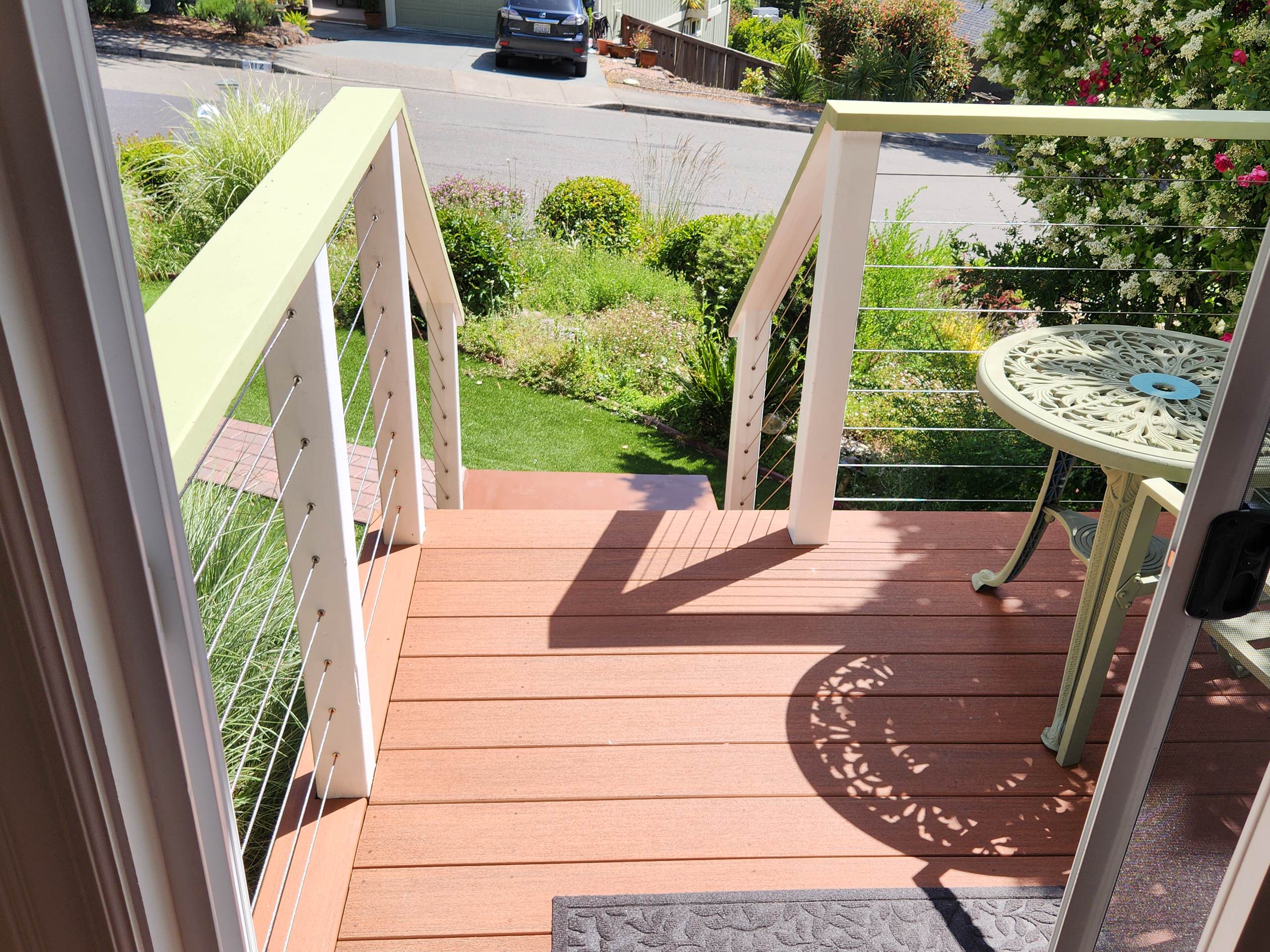 Install new deck,bench,with cable rail systems