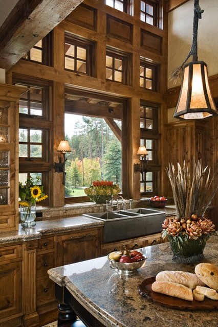 Rustic Kitchen - Traditional - Kitchen