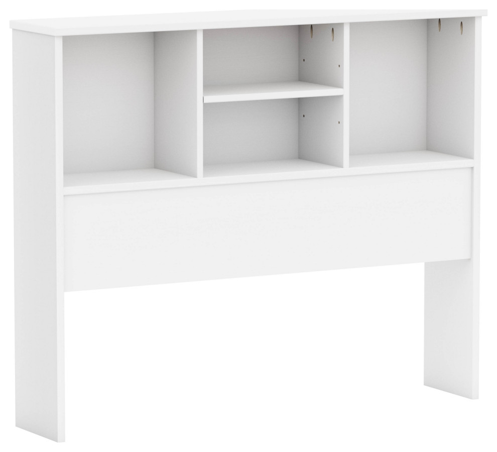 100 Solid Wood Kansas Twin Bookcase Headboard Transitional