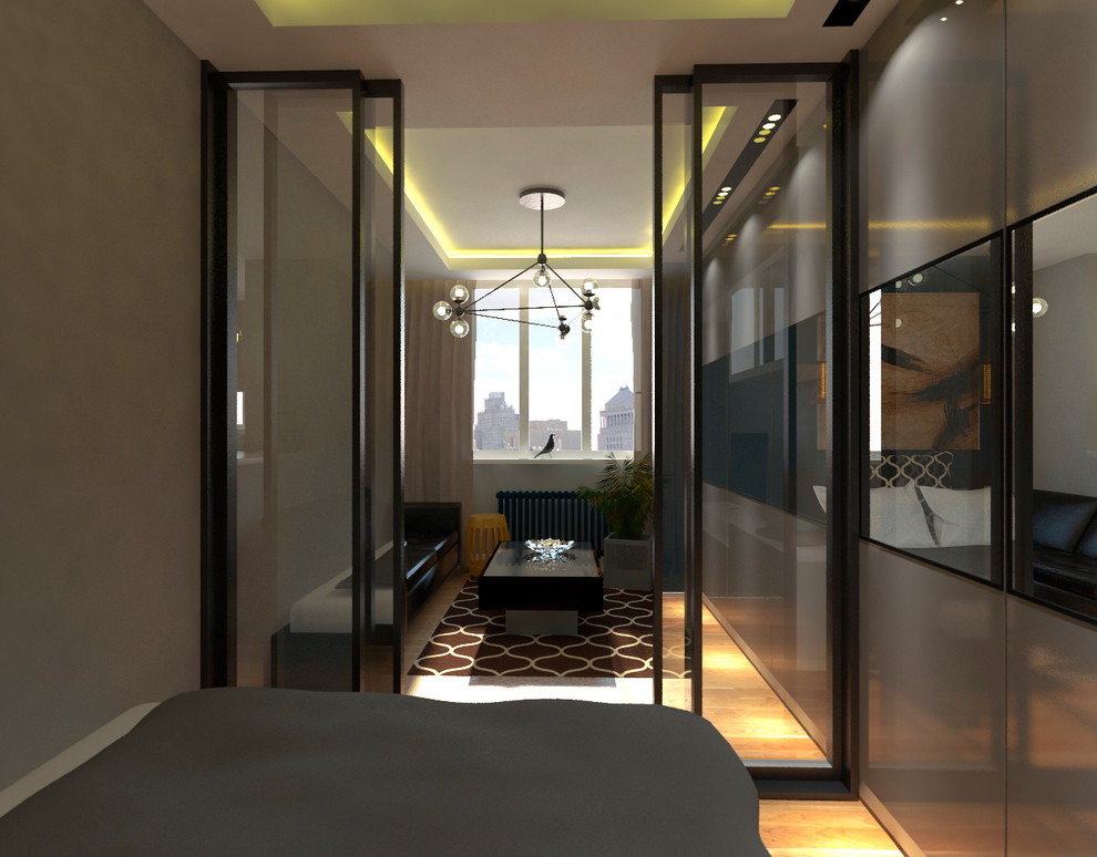 Спальня с гардеробной