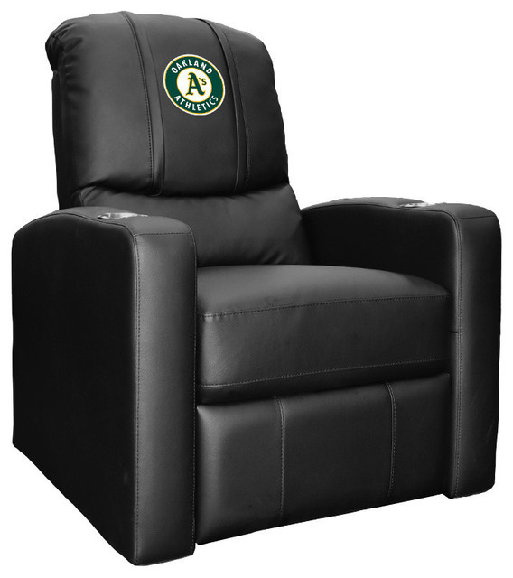 Oakland Athletics MLB Stealth Recliner Contemporary Recliner Chairs