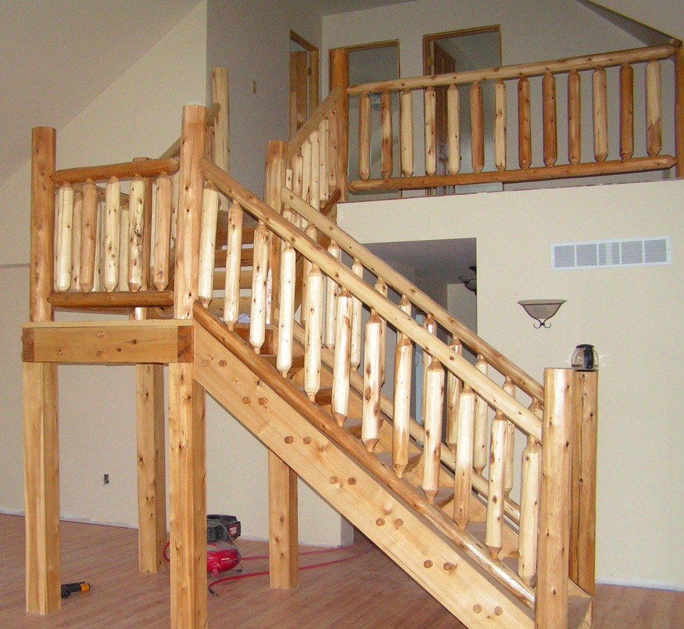 Staircase - rustic staircase idea