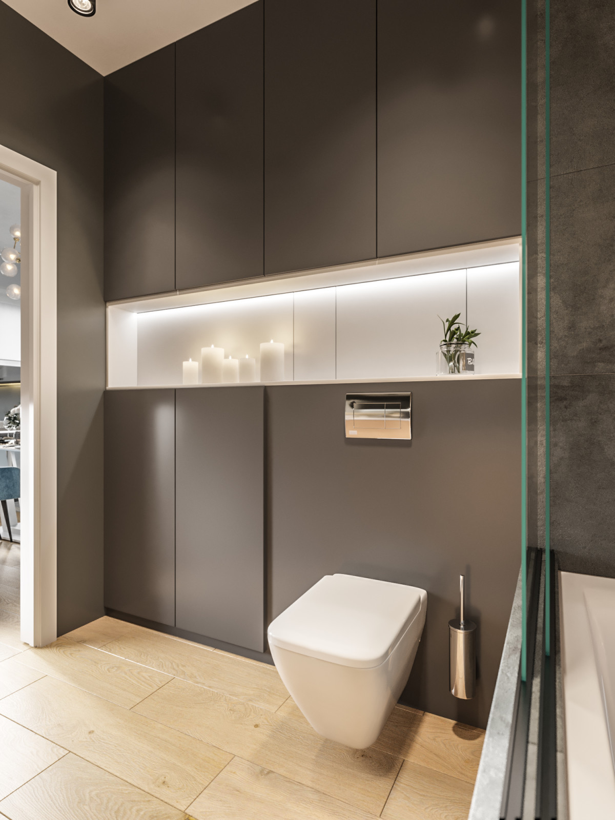 Двухкомнатная квартира 55 м.кв.