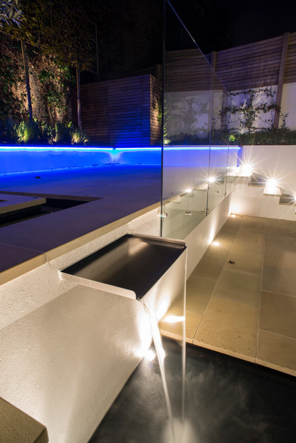 London Courtyard contemporary-garden