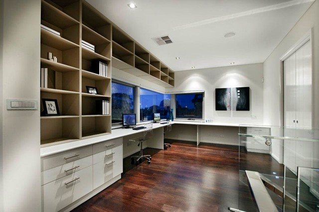 Study contemporary-home-office-and-library