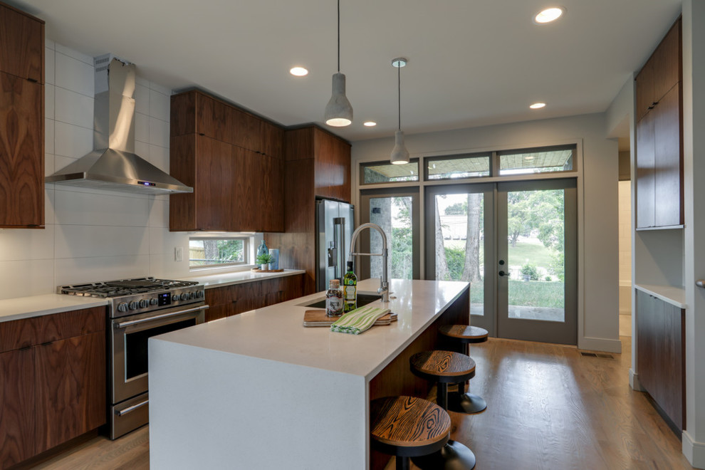 Walnut Veneer Kitchen