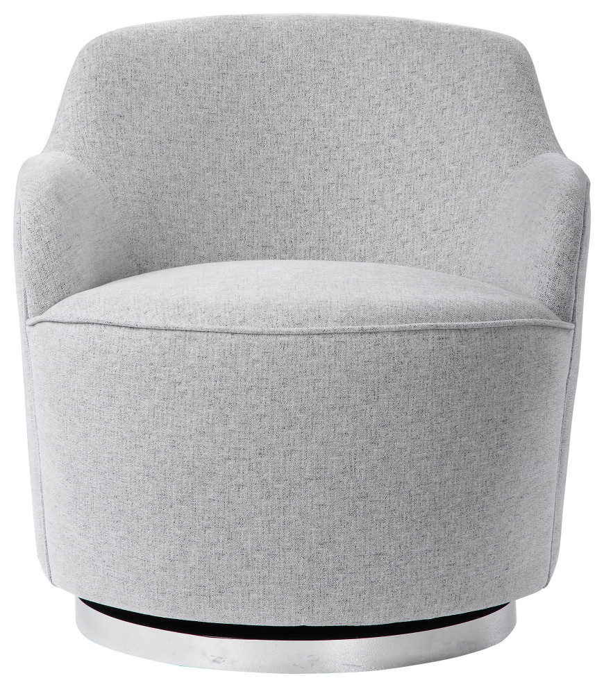 Hobart Casual Swivel Chair Contemporary Armchairs And Accent Chairs